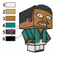Apu Nahasapeema Simpsons Embroidery 02